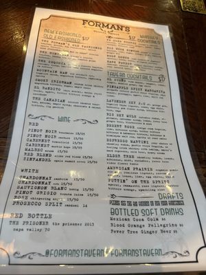 Menu photo 7 Forman's Whiskey Tavern Toluca Lake, CA Menu photo 7 Forman's Whiskey Tavern Toluca Lake, CA