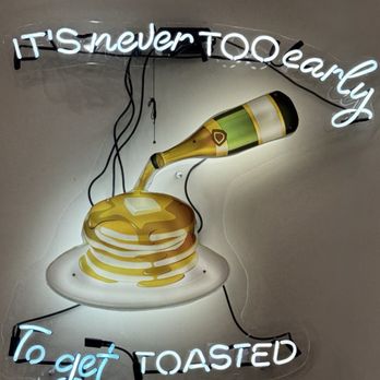 The Toasted Yolk Cafe - Interior Wall neon sign - Breakfast & Brunch Near Me - Sugar Land, Texas The Toasted Yolk Cafe - Interior Wall neon sign - Breakfast & Brunch Near Me - Sugar Land, Texas