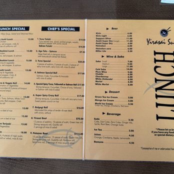 Yirasai Sushi & Cafe - Menu - Sushi Bars Near Me - Potomac, Maryland Yirasai Sushi & Cafe - Menu - Sushi Bars Near Me - Potomac, Maryland