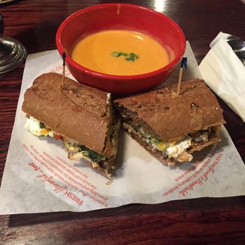 Newk's Eatery - Grilled pesto chicken and lobster &a crab soup - Sandwiches Near Me - Southaven, Mississippi