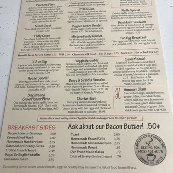 Harold's Koffee House - Menu April 2018 - Breakfast & Brunch Near Me - Omaha, Nebraska Harold's Koffee House - Menu April 2018 - Breakfast & Brunch Near Me - Omaha, Nebraska