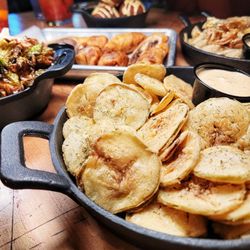 Christos Restaurant & Bar - Fried pickles and other apps
