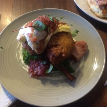 Eire Cafe - Corn fritters and haloumi! Wow! - Coffee & Tea Near Me - Clapham, SA
