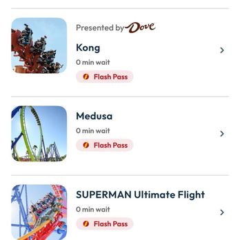 Six Flags Discovery Kingdom - It's 130p on 8/11/2024 and there's "zero" minute wait time!!! The damn app doesn't report wait times accurately... - Amusement Parks Near Me - Vallejo, California Six Flags Discovery Kingdom - It's 130p on 8/11/2024 and there's "zero" minute wait time!!! The damn app doesn't report wait times accurately... - Amusement Parks Near Me - Vallejo, California