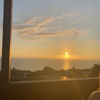 Shaka Tacoz - Sunset views from the back deck! - Mexican Near Me - Captain Cook, Hawaii