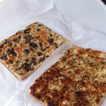 Liguria Bakery - Mushroom (left) and rosemary-garlic. Both delicious! - Bakeries Near Me - San Francisco, California Liguria Bakery - Mushroom (left) and rosemary-garlic. Both delicious! - Bakeries Near Me - San Francisco, California