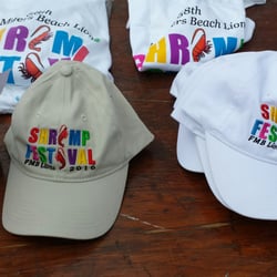 Shrimp Festival - Hats at shrimp festival