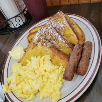 Alpine Coffee Shop Restaurant - French Toast Combo #1 - American Near Me - Big Bear Lake, California Alpine Coffee Shop Restaurant - French Toast Combo #1 - American Near Me - Big Bear Lake, California