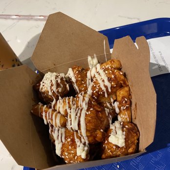Sharetea - regular sweet and spicy nuggets with mayo topping - Bubble Tea Near Me - Bothell, Washington Sharetea - regular sweet and spicy nuggets with mayo topping - Bubble Tea Near Me - Bothell, Washington