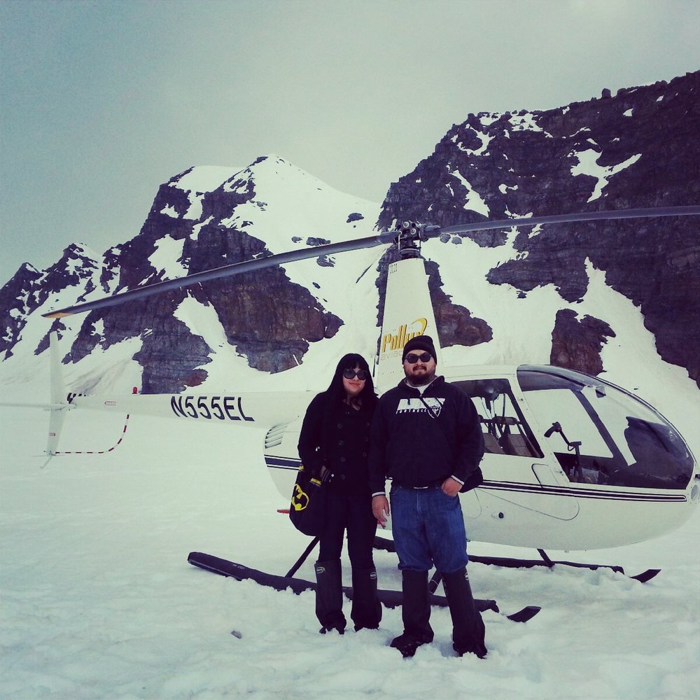 Seward Helicopter Tours - After we landed on the glacier. - Tours Near Me - Seward, Alaska Seward Helicopter Tours - After we landed on the glacier. - Tours Near Me - Seward, Alaska