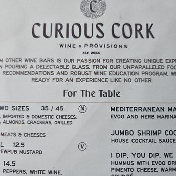 Curious Cork - Wine Bars Near Me - Orlando, Florida