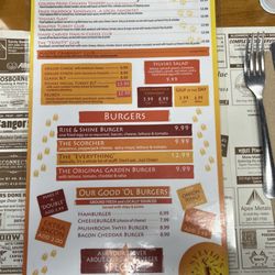 Sylvia's Cafe - Lunch menu