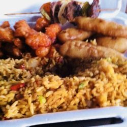 Bamboo Garden - Chicken and fried rice