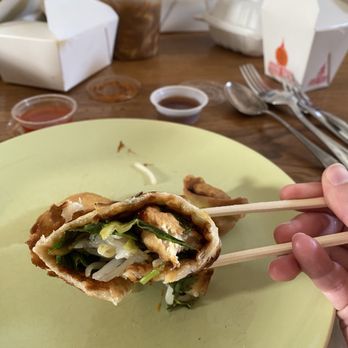 Dumpling The Noodle - Jajang Tofu Pancake Roll() - Noodles Near Me - Seattle, Washington