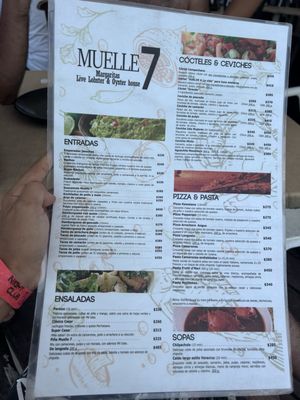 Menu photo 1 Muelle 7 Isla Mujeres, ROO
