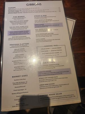 Menu photo 4 Gibbons Fine Grill Shreveport, LA Menu photo 4 Gibbons Fine Grill Shreveport, LA