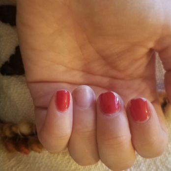 Eclair Nail - Gel less than a week from getting it done. - Nail Technicians Near Me - New York, New York