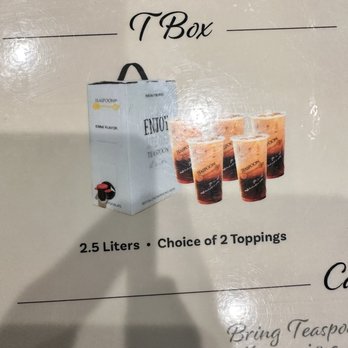 Teaspoon - Milk Tea in a box nice touch. - Bubble Tea Near Me - Reno, Nevada