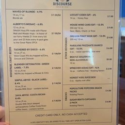 Menu as of 11/29/23