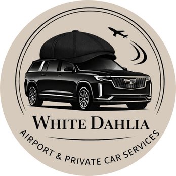 White Dahlia - Logo - Town Car Service Near Me - Fallbrook, California