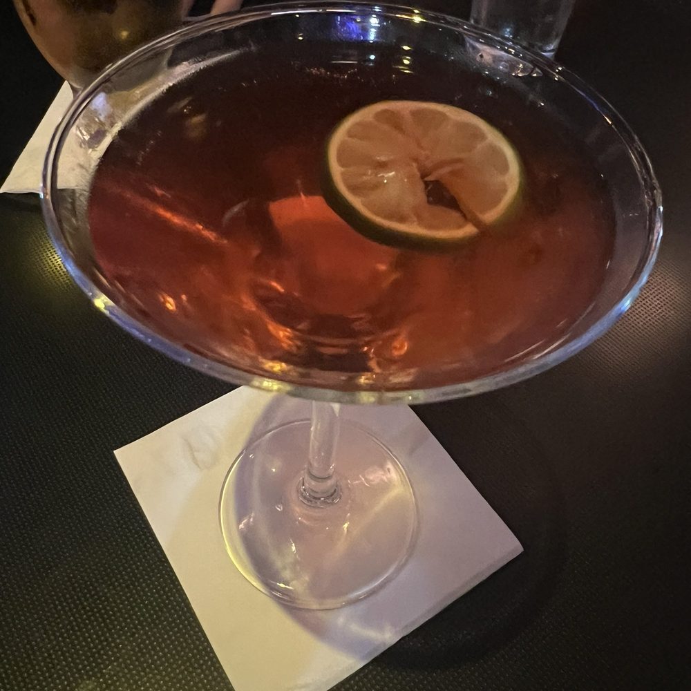 Blue Line Lounge & Grill - pomegranate martini - Lounges Near Me - Chicago, Illinois