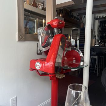 Trattoria Da Vittorio - prosciutto slicer - Wine Bars Near Me - Piermont, New York Trattoria Da Vittorio - prosciutto slicer - Wine Bars Near Me - Piermont, New York