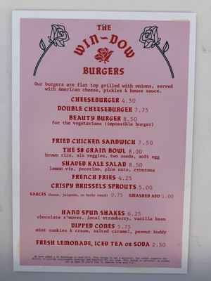 Menu photo 1 The Win-dow Santa Barbara, CA Menu photo 1 The Win-dow Santa Barbara, CA