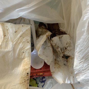 Stick & Steam - Beef skewers in cheap paper bag...sauce leaked everywhere...delivery guy told me leaked all over his car too gross - Dim Sum Near Me - Millbrae, California Stick & Steam - Beef skewers in cheap paper bag...sauce leaked everywhere...delivery guy told me leaked all over his car too gross - Dim Sum Near Me - Millbrae, California