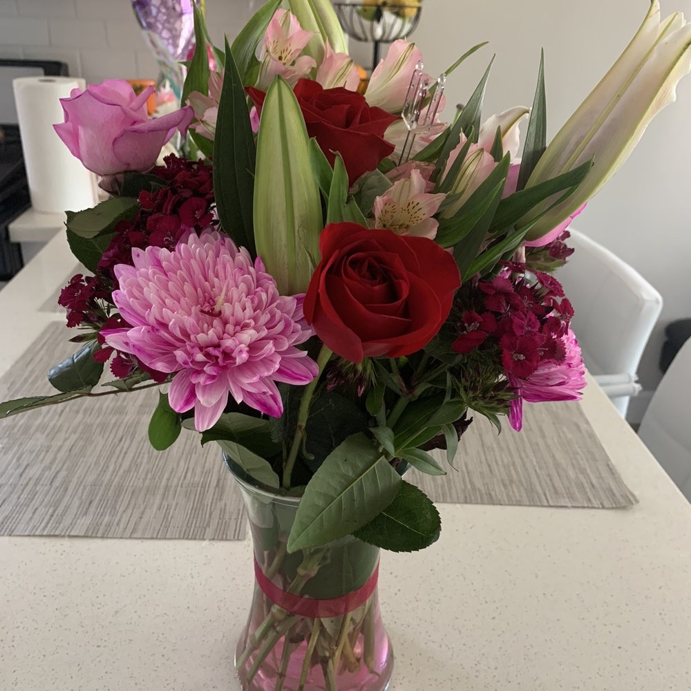 Conroy's Flowers - What I got a lot of green looks like a Bush with a few roses - Florists Near Me - Inglewood, California