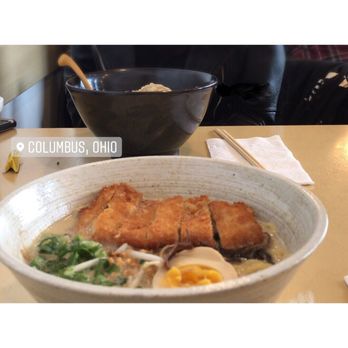 Tensuke Express - Tonkotsu ramen with pork cutlet - Noodles Near Me - Columbus, Ohio Tensuke Express - Tonkotsu ramen with pork cutlet - Noodles Near Me - Columbus, Ohio