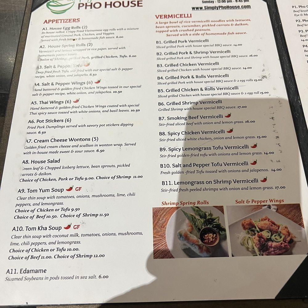 Simply Pho House - menu -appetizers - Asian Fusion Near Me - Marble Falls, Texas Simply Pho House - menu -appetizers - Asian Fusion Near Me - Marble Falls, Texas