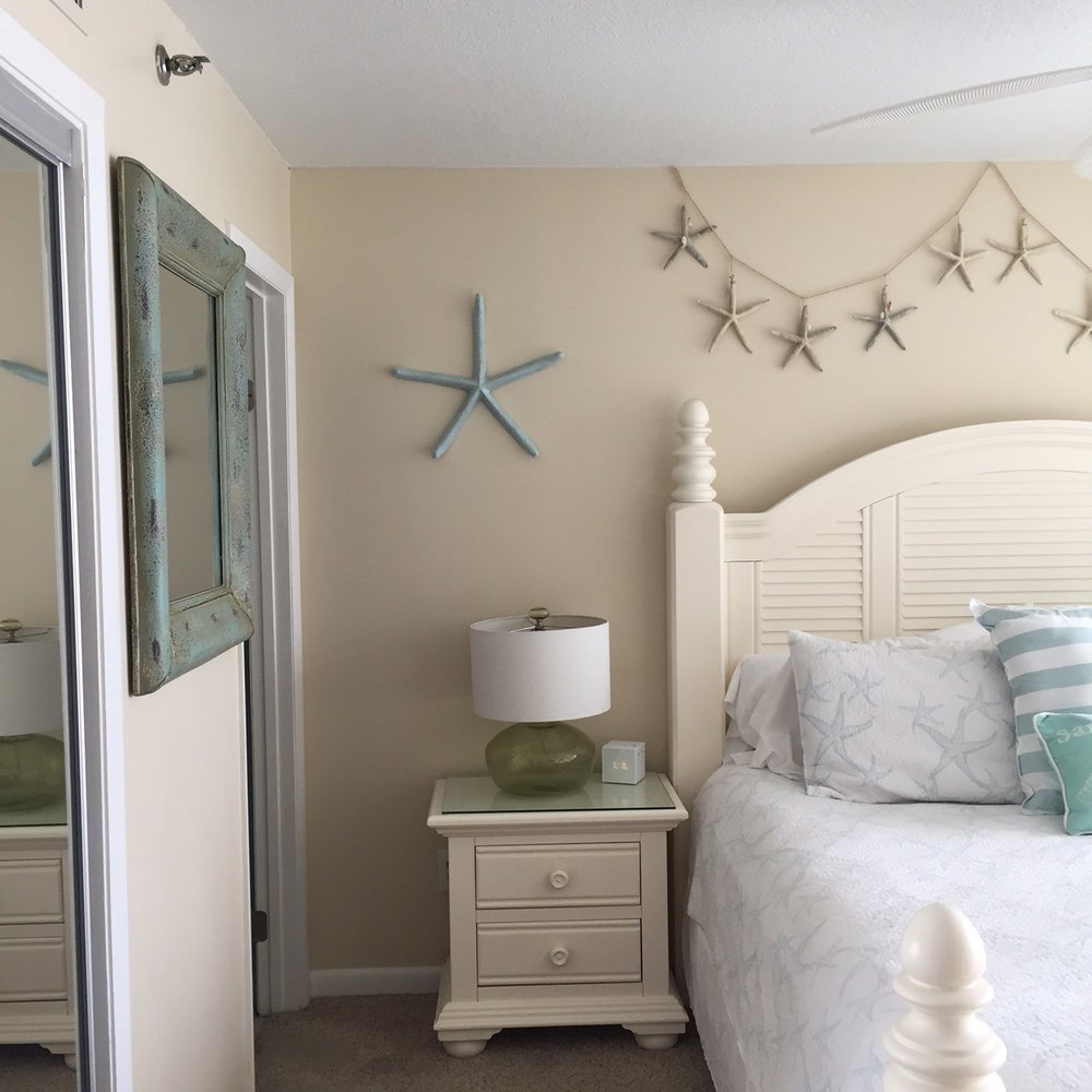 One Seagrove Place - The master bedroom at 1407 - Condominiums Near Me - Santa Rosa Beach, Florida