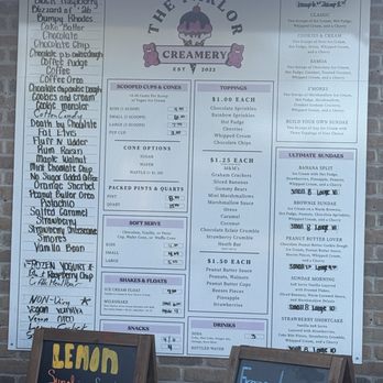 The Parlor Creamery - Menu - Ice Cream & Frozen Yogurt Near Me - Cranston, Rhode Island The Parlor Creamery - Menu - Ice Cream & Frozen Yogurt Near Me - Cranston, Rhode Island