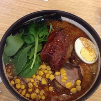 Santa Ramen - Pork Belly with Garlic Flavor + Corn - Ramen Near Me - San Mateo, California
