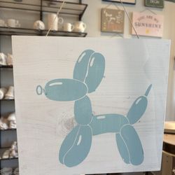Artem Haus - Balloon dog board art sign