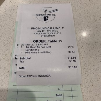 Pho Hung Cali 2 - What a deal feels like a steal - Vietnamese Near Me - Chula Vista, California Pho Hung Cali 2 - What a deal feels like a steal - Vietnamese Near Me - Chula Vista, California