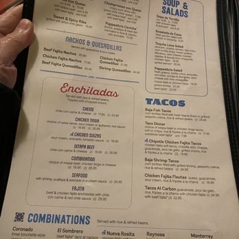 Pappasito's Cantina - Menu - January 2023 - Tex-Mex Near Me - Shenandoah, Texas Pappasito's Cantina - Menu - January 2023 - Tex-Mex Near Me - Shenandoah, Texas