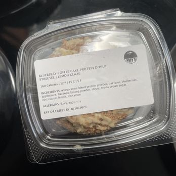 Ready Set Prep’d - Blueberry Coffee Cake Protein Donut - Specialty Food Near Me - New Albany, Indiana Ready Set Prep’d - Blueberry Coffee Cake Protein Donut - Specialty Food Near Me - New Albany, Indiana