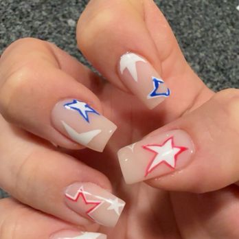 Milano Nail Spa - Nail art done at salon (right hand) - Waxing Near Me - Phoenix, Arizona