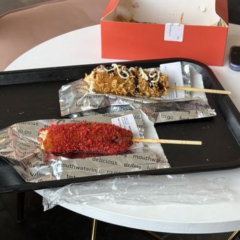 Tsaocaa - Hot Cheetos Hot Dog Ramen Hot Dog - Bubble Tea Near Me - Huntersville, North Carolina