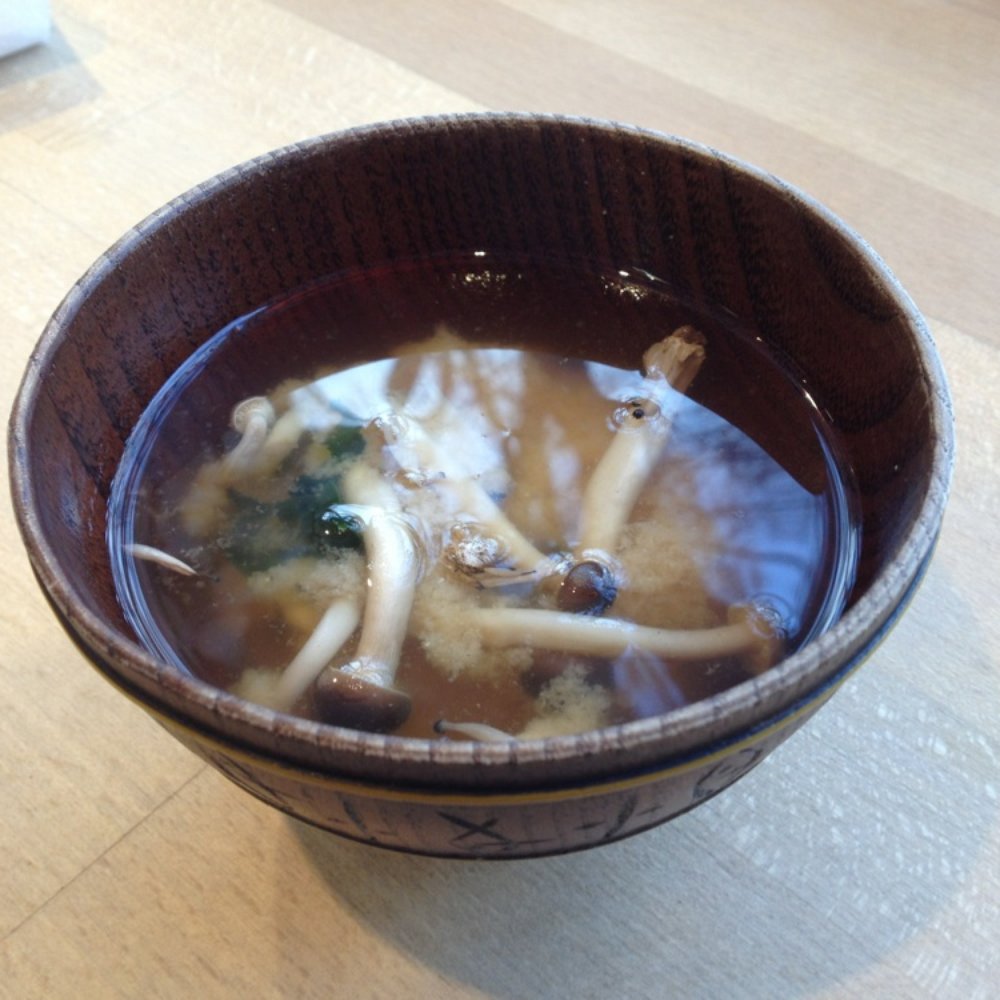 Sushi-San - Miso soup, good stuff. - Sushi Bars Near Me - Helsinki, 18