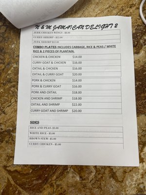 Menu photo 6 N&M Jamaican Delight Oak Grove, KY