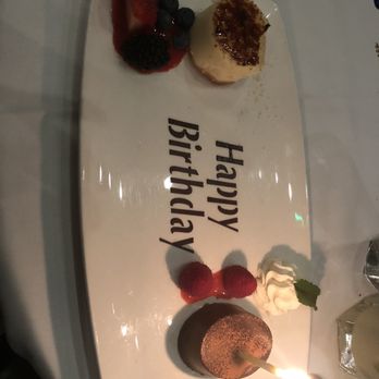 The Capital Grille - Happy birthday plate by capital grill - Steakhouses Near Me - Naples, Florida