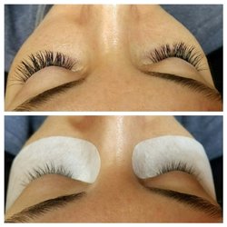 Winks by Carrie - A Before & After  Eyelash Extensions