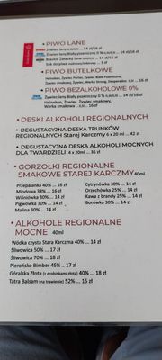 Menu photo 2 Stara Karczma Wisła, SL
