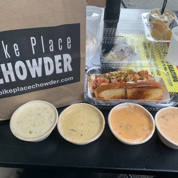 Pike Place Chowder - Pacific Place - Chowder Sampler - Seafood Near Me - Seattle, Washington
