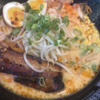 Kenji's - Medium spicy Kenji's ramen w pork belly and egg - Ramen Near Me - Vancouver, Washington Kenji's - Medium spicy Kenji's ramen w pork belly and egg - Ramen Near Me - Vancouver, Washington