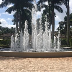 Artesia Sales Center - Our beautiful water fountain by the pool.
