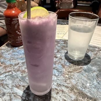 Chao - Ube Dream - mocktail with ube, coconut water, lime, seltzer - Asian Fusion Near Me - Honolulu, Hawaii