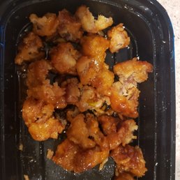 This was supposed to be General Tso chicken but where is the actual chicken???  It's all chunks of deep fried doe!!